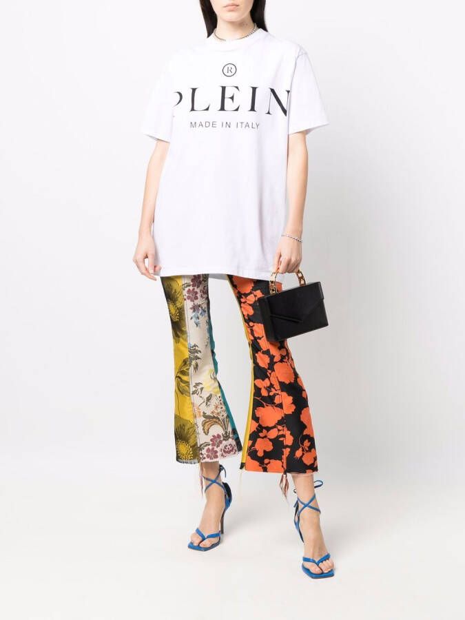 Philipp Plein T-shirt met logoprint Wit