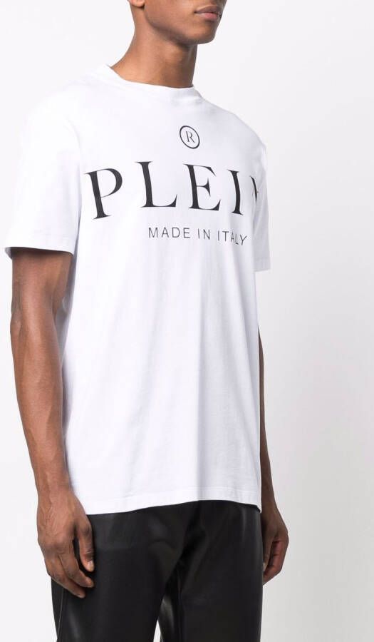Philipp Plein T-shirt met logoprint Wit