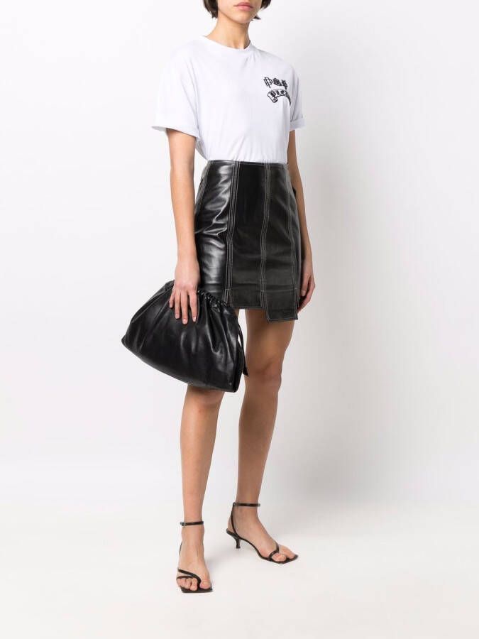 Philipp Plein T-shirt met logoprint Wit