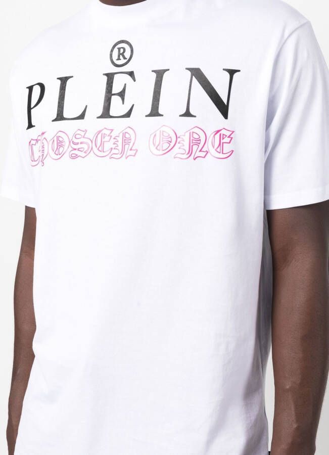 Philipp Plein T-shirt met logoprint Wit