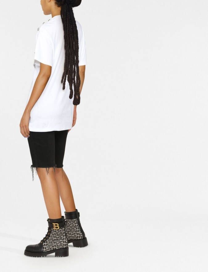 Philipp Plein T-shirt met logoprint Wit
