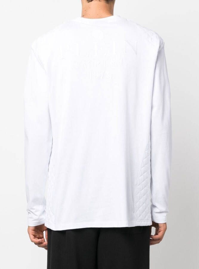 Philipp Plein T-shirt met logoprint Wit