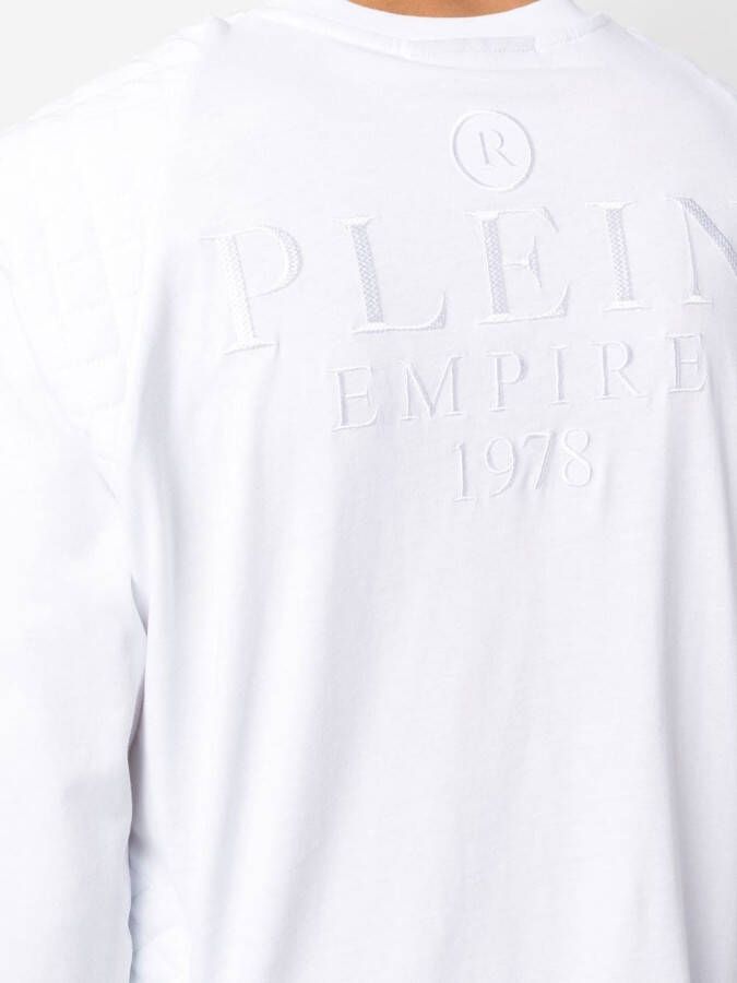 Philipp Plein T-shirt met logoprint Wit