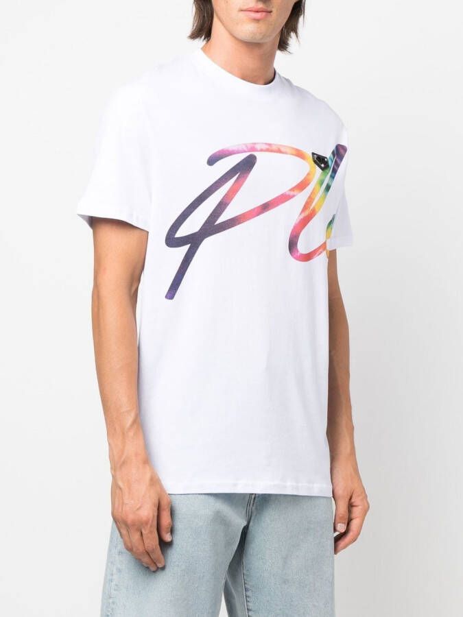 Philipp Plein T-shirt met logoprint Wit