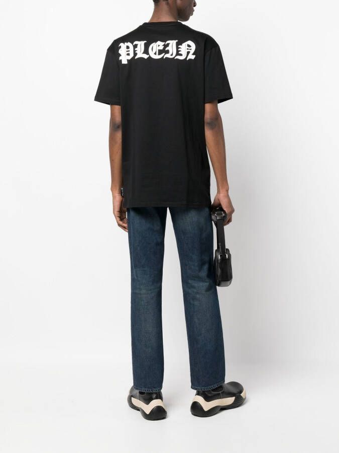 Philipp Plein T-shirt met logoprint Zwart