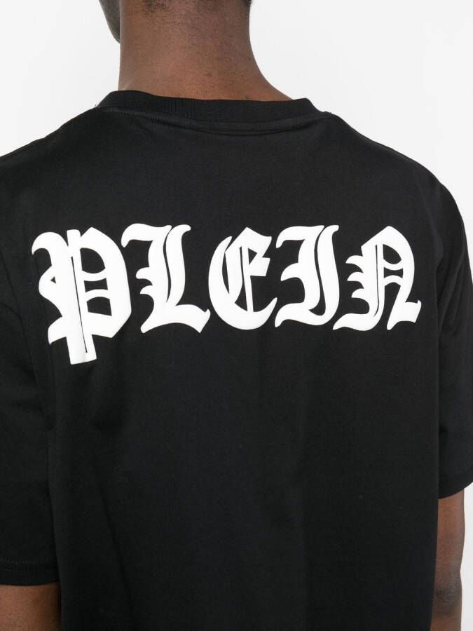 Philipp Plein T-shirt met logoprint Zwart