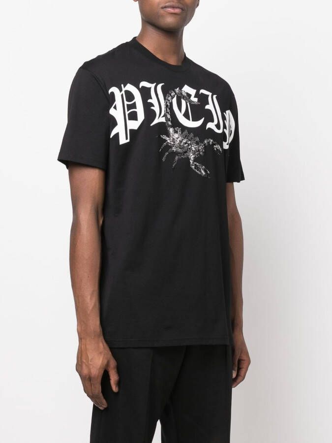 Philipp Plein T-shirt met logoprint Zwart