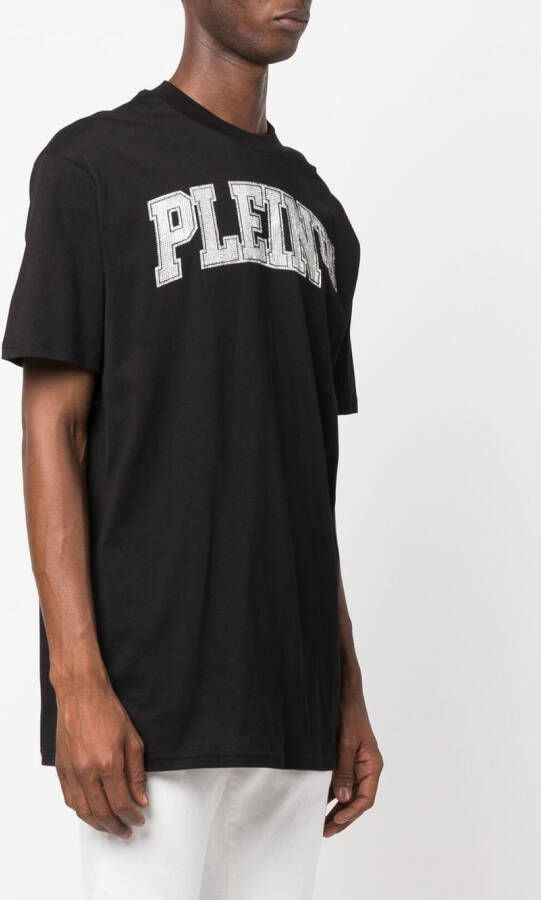Philipp Plein T-shirt met logoprint Zwart