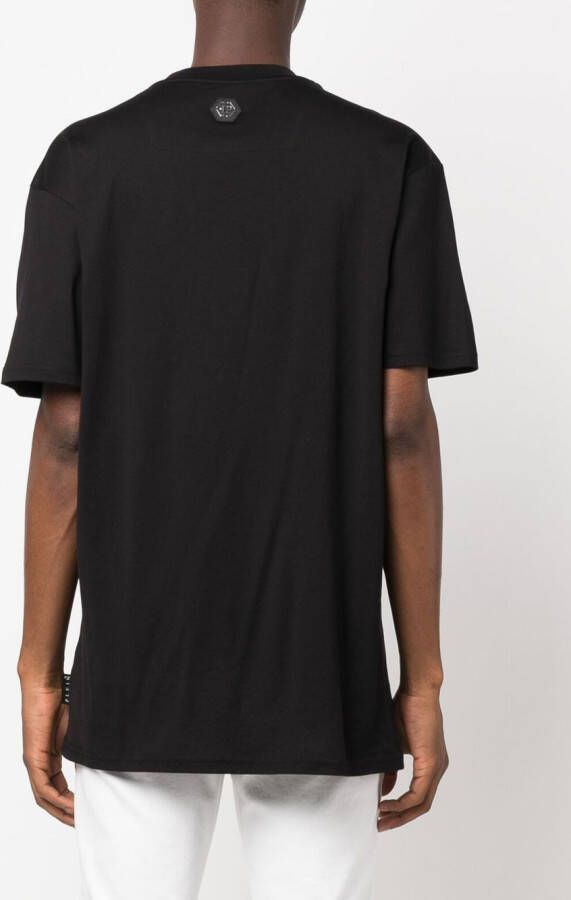 Philipp Plein T-shirt met logoprint Zwart