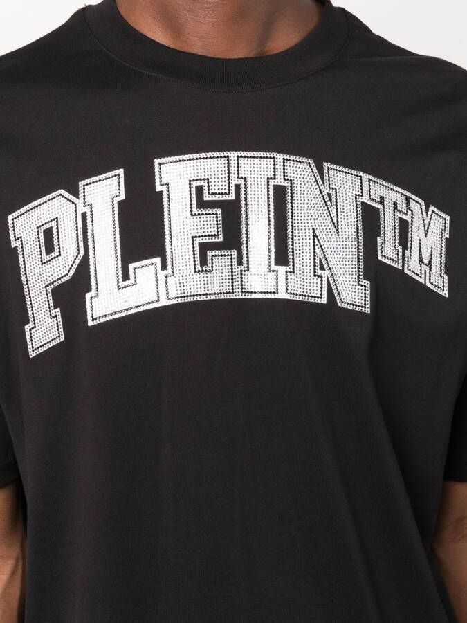 Philipp Plein T-shirt met logoprint Zwart