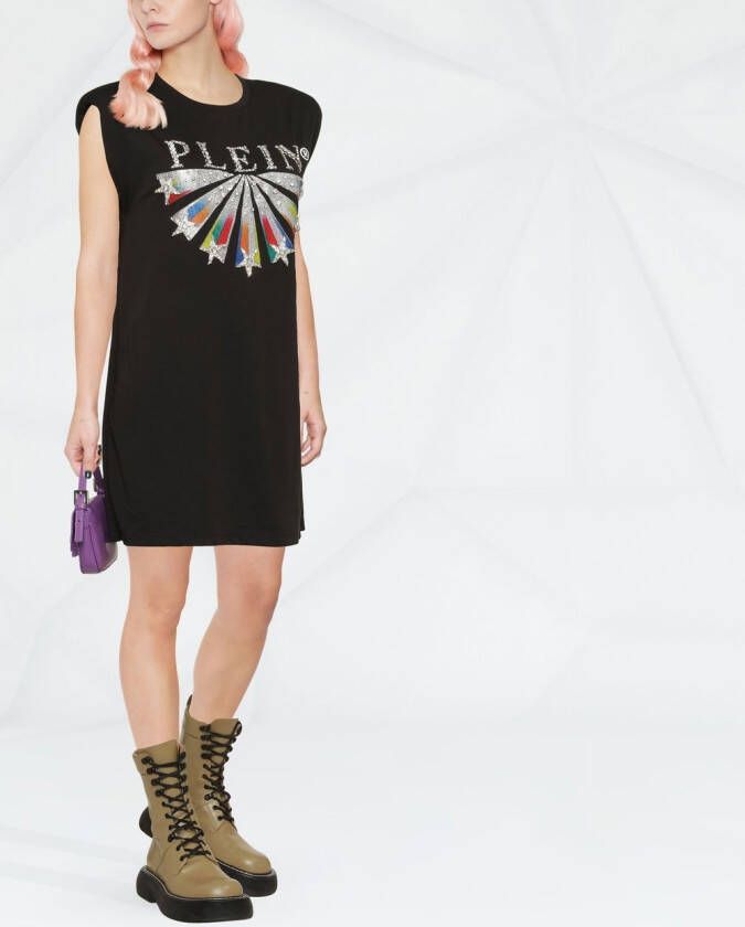 Philipp Plein T-shirt met logoprint Zwart