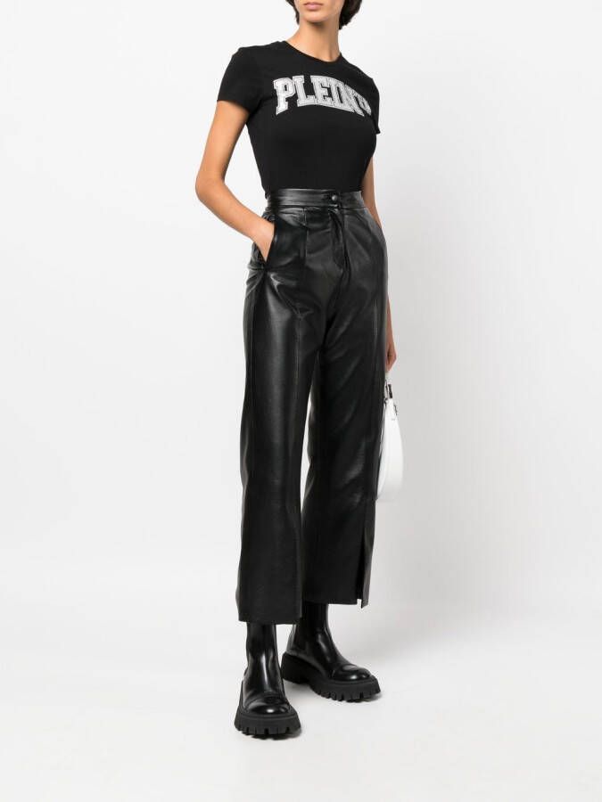 Philipp Plein T-shirt met logoprint Zwart