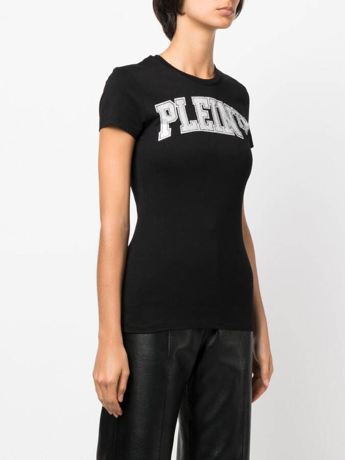 Philipp Plein T-shirt met logoprint Zwart