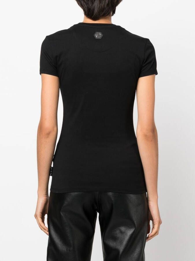 Philipp Plein T-shirt met logoprint Zwart