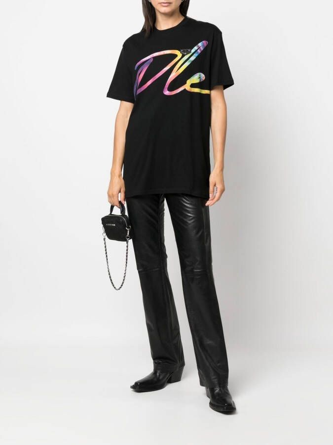 Philipp Plein T-shirt met logoprint Zwart