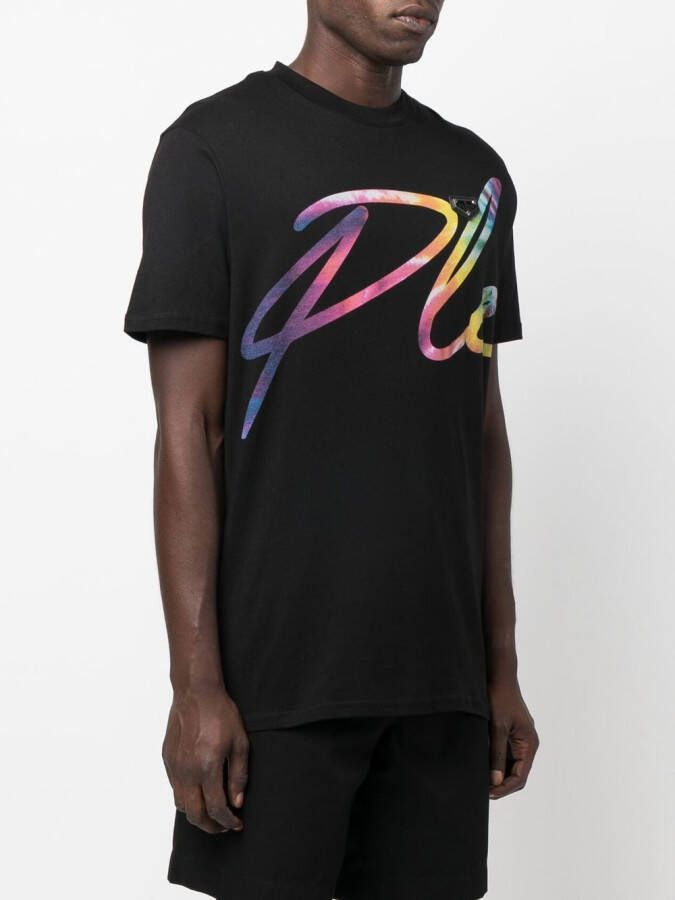 Philipp Plein T-shirt met logoprint Zwart