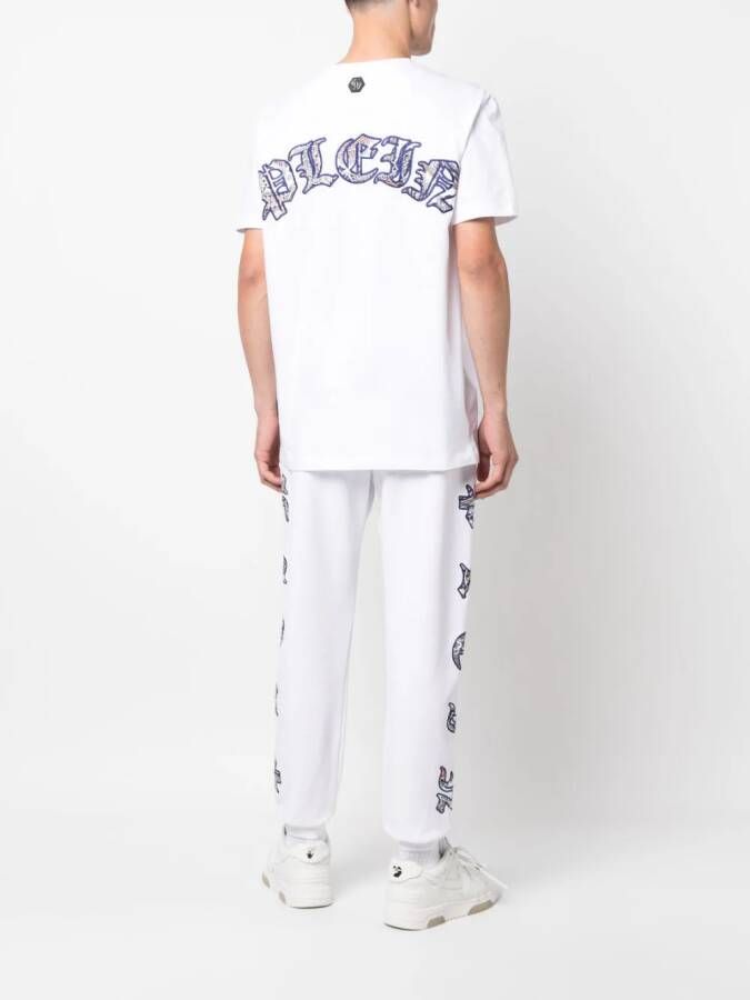 Philipp Plein T-shirt met paisley-print Wit
