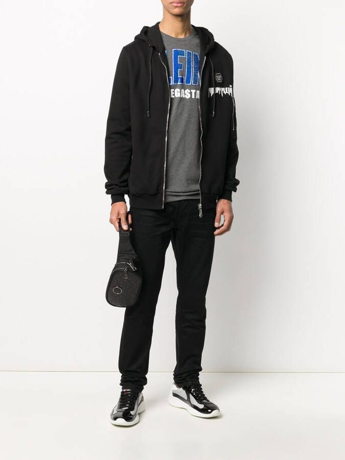 Philipp Plein T-shirt met print Grijs
