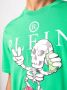Philipp Plein T-shirt met print Groen - Thumbnail 5
