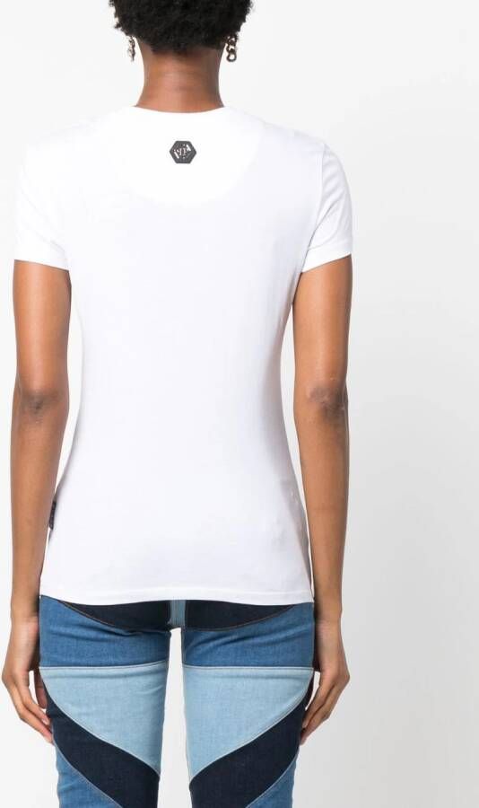 Philipp Plein T-shirt met print Wit