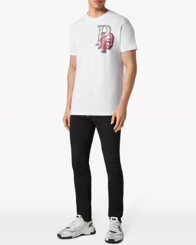 Philipp Plein T-shirt met print Wit