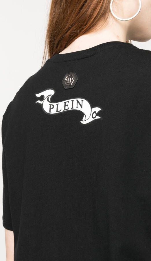 Philipp Plein T-shirt met print Zwart