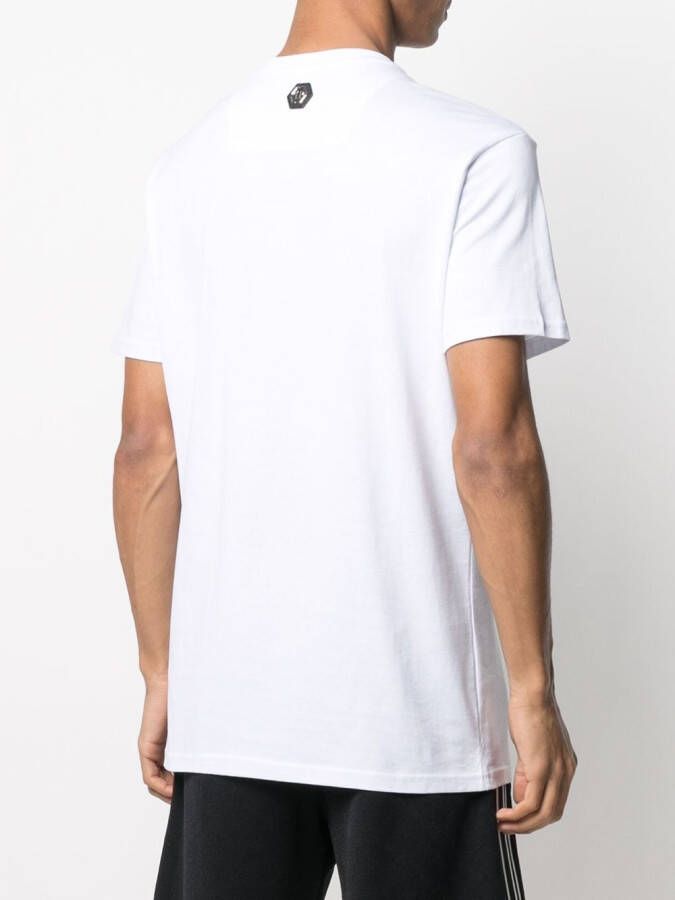 Philipp Plein T-shirt met ronde hals Wit