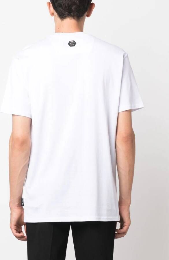 Philipp Plein T-shirt met ronde hals Wit