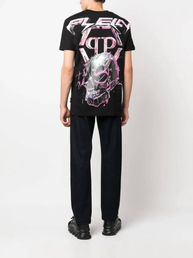 Philipp Plein T-shirt met ronde hals Zwart