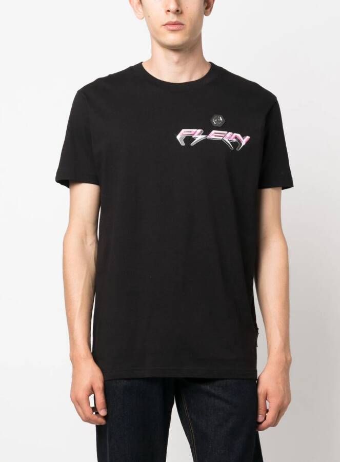 Philipp Plein T-shirt met ronde hals Zwart