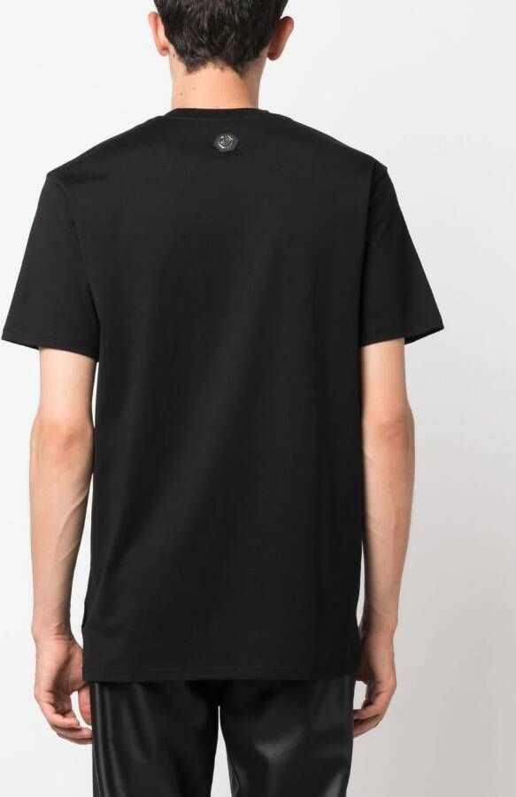Philipp Plein T-shirt met ronde hals Zwart