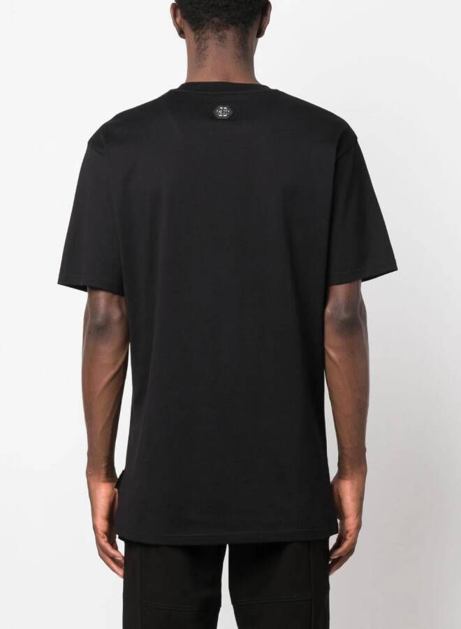 Philipp Plein T-shirt met ronde hals Zwart