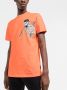 Philipp Plein T-shirt met skeletprint Oranje - Thumbnail 3