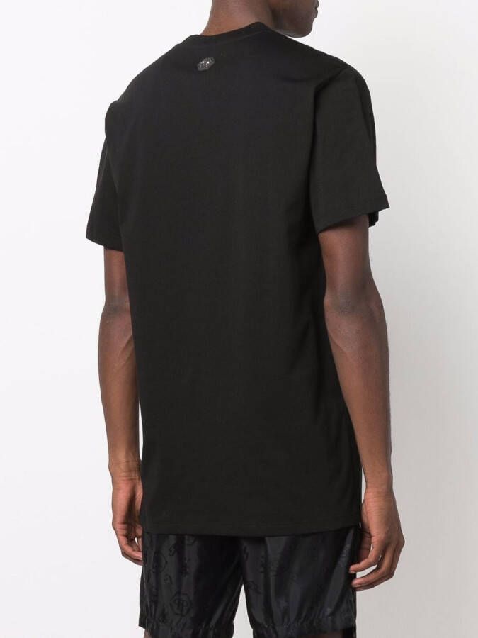 Philipp Plein T-shirt met skeletprint Zwart