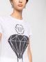 Philipp Plein T-shirt met slangenhuidprint Wit - Thumbnail 5