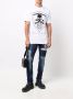 Philipp Plein T-shirt met stras logo Wit - Thumbnail 2
