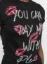 Philipp Plein T-shirt verfraaid met stras Zwart - Thumbnail 5