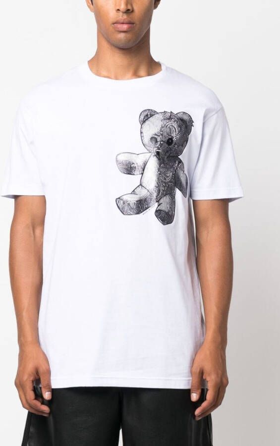 Philipp Plein T-shirt met teddybeerprint Wit