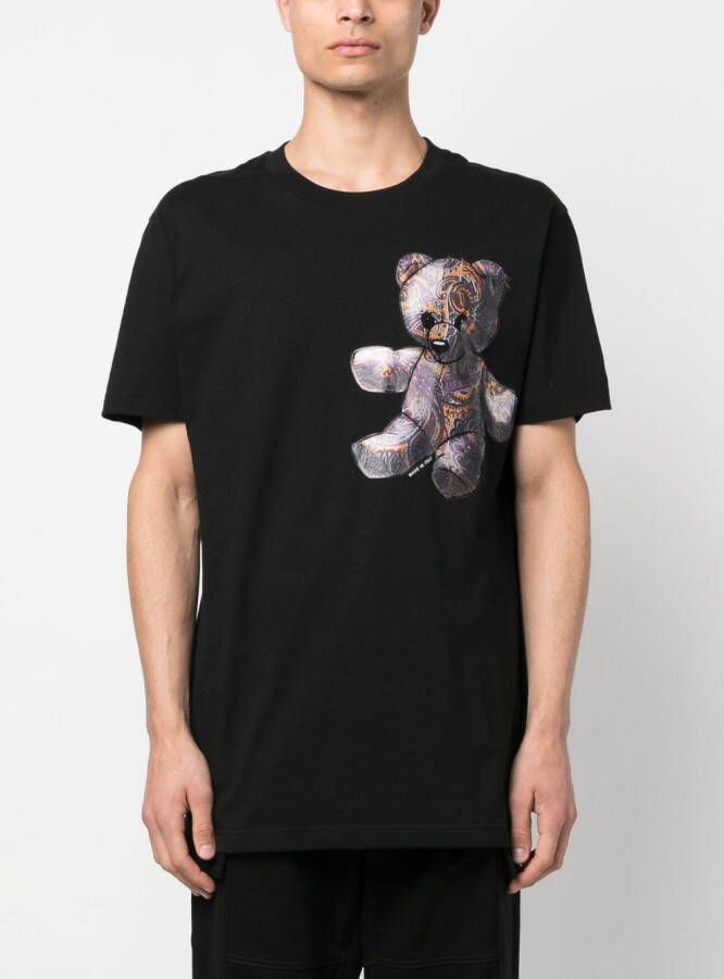 Philipp Plein T-shirt met teddybeerprint Zwart
