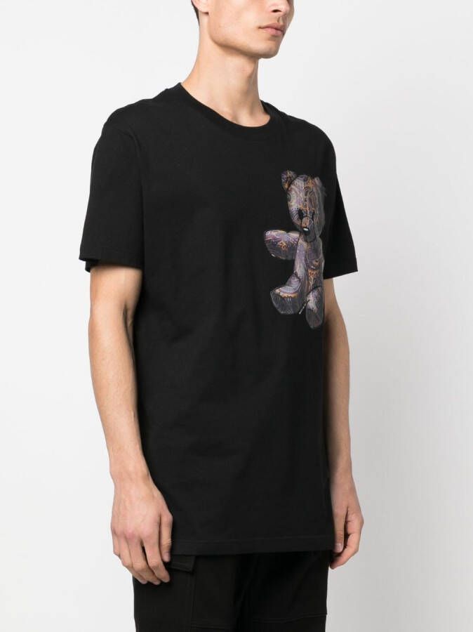 Philipp Plein T-shirt met teddybeerprint Zwart