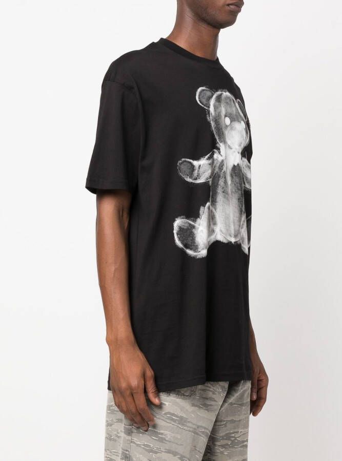 Philipp Plein T-shirt met teddybeerprint Zwart