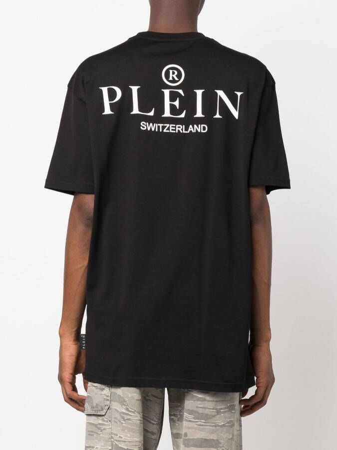 Philipp Plein T-shirt met teddybeerprint Zwart