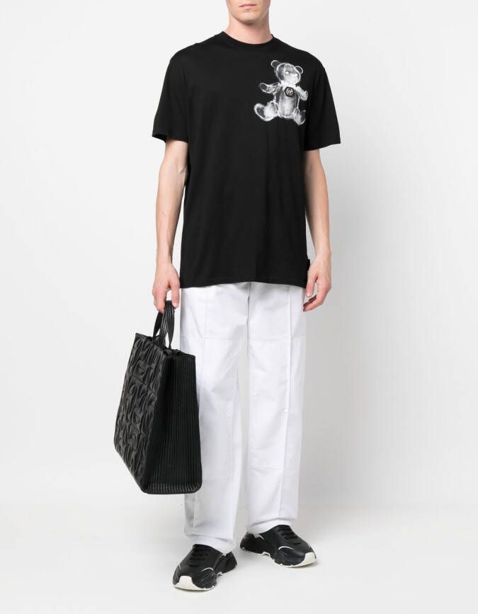 Philipp Plein T-shirt met teddybeerprint Zwart