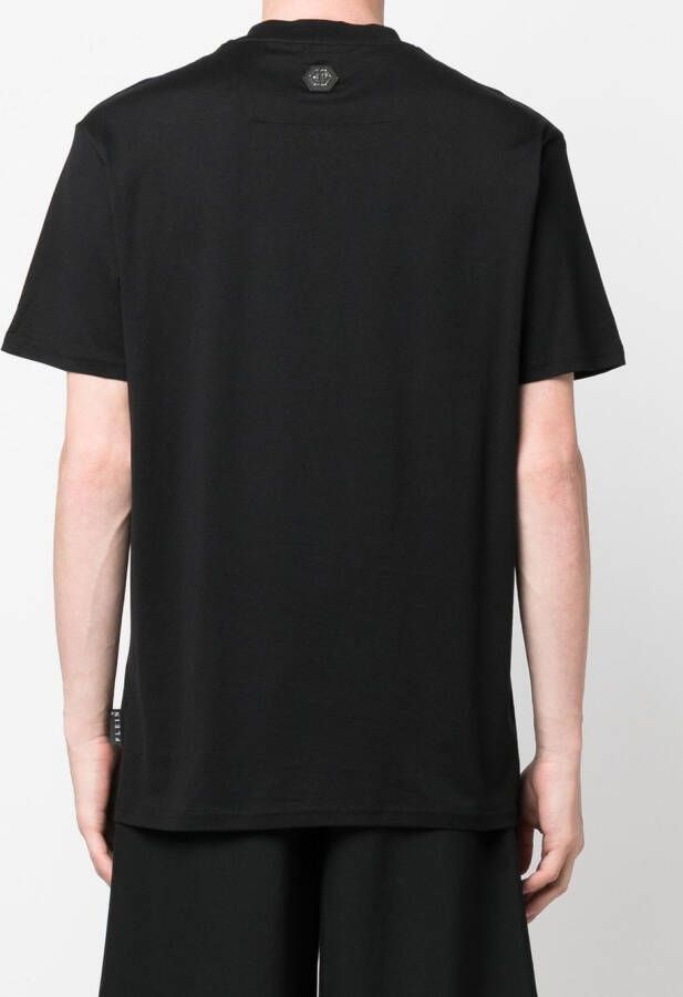 Philipp Plein T-shirt met tekst Zwart