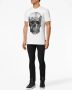 Philipp Plein T-shirt verfraaid met kristal Wit - Thumbnail 2