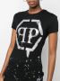 Philipp Plein T-shirt verfraaid met kristallen Zwart - Thumbnail 5