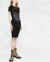Philipp Plein T-shirt verfraaid met kristallen Zwart - Thumbnail 4