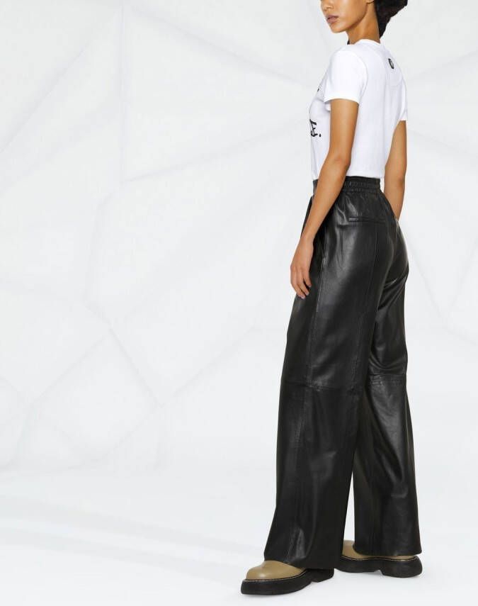 Philipp Plein T-shirt verfraaid met stras Wit