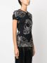 Philipp Plein T-shirt verfraaid met stras Zwart - Thumbnail 3