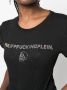 Philipp Plein T-shirt versierd met stras Zwart - Thumbnail 5